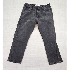 Bailey's Pt. Black Jeans Men's Size 38x30 Straight Blue Denim 100% Cotton